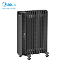 美的(Midea) NYX-G1 取暖器电暖器烤火炉油汀13片家用办公室干衣2200W恒温 (线下同款)