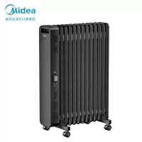 美的(Midea) NYX-G1 取暖器电暖器烤火炉油汀13片家用办公室干衣2200W恒温 (线下同款)