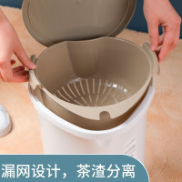 茶花(CHAHUA) 茶水桶茶渣桶排水桶茶叶分离垃圾桶放水桶茶漏桶废水桶滤茶桶废茶桶-8.8L