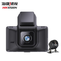 海康威视(HIKVISION) K5车载行车记录仪高清夜视 前后双录手机互联 停车监控1440P+64G卡套餐