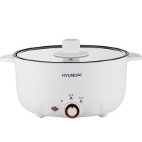 HYUNDAI QC-HG1352 网红多功能锅料理锅家用电火锅多用途锅家用一体小型炒菜煮面锅