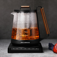 迈卡罗(Macaiiroos) MC-3352 养生壶 玻璃煮茶壶器 全自动多功能煎药壶花茶壶中药壶烧水壶 黑色