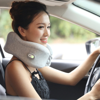 和正(HEZHENG) HZ-UJZ-1 颈椎按摩器 颈部按摩仪 按摩器天然乳胶颗粒便携U型枕