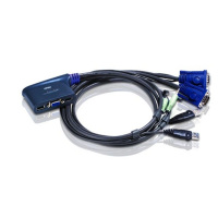 金穗慧采 宏正键盘鼠标2口电脑共享器kvm切换器2进1出