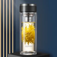 苏泊尔耐热玻璃杯·尚系列330ML·乌木黑/KC33DV10