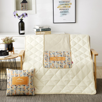 芳恩(faunen) FN-R742 数码印花亚麻抱枕被 枕 40╳40cm 被 100╳150cm