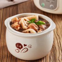 小熊(bear) 电炖盅 DDZ-C25K1 炖汤煮粥锅2.5L白瓷
