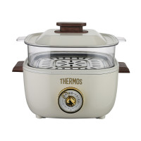 膳魔師(THERMOS) EHA-4331A-W 电火锅电蒸锅多功能