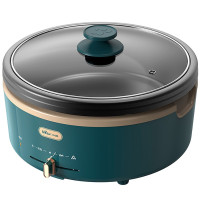 小熊(Bear)DHG-P40C1 4L不粘涂电煮锅电煎锅无极调温