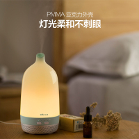 小熊(bear) JSQ-D02E1 加湿器迷你低噪香薰机 办公室桌面空气加湿器 三色暖光灯