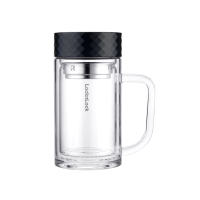乐扣乐扣(Lock&Lock)风尚玻璃办公杯320ml LLG937FU 单个装