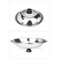 金穗慧采厨具不锈钢锅盖35cm2个不锈钢盘22cm15个料缸2个不锈钢盆30cm2个不锈钢碗12cm15个18cm10个