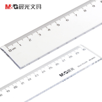 晨光(M&G) ARL96005 办公直尺透明塑料绘图直尺 办公制图刻度尺子 30cm