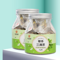 谯韵堂 草本三清茶 50g/罐装 三角包金银花薄荷菊花淡竹叶 10罐装