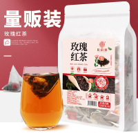 谯韵堂 玫瑰红茶150g/袋装 三角包 玫瑰红茶茶包花茶花草味袋泡 10袋装