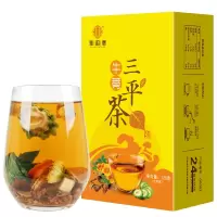 谯韵堂 牛蒡三平茶120g/10小袋 盒装 牛蒡三平花茶牛蒡三平茶玛卡 10盒装