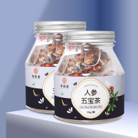 谯韵堂 人参五宝茶50g/罐装 三角包款人参桑葚黄精玛咖 10罐装
