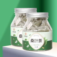 谯韵堂 桑叶茶30g/罐装 三角包款 霜后桑叶桑葚叶子茶 10罐装