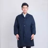 顺胜 交行深蓝长袖厚款劳保服