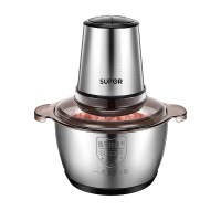 苏泊尔(SUPOR)双刀双杯绞肉机家用电动 不锈钢多能料理机 绞馅机碎肉打肉搅肉JR16SD-300
