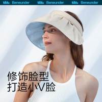 蕉下(BananaUmbrella) 遮阳帽女贝壳帽空顶帽子防晒帽春夏季防紫外线遮光大帽檐22纭际系列贝壳防晒空顶帽