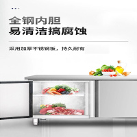 美厨优选冷冻工作台冷藏工作台商用冰柜不锈钢操作台冰箱冷冻保鲜柜厨加材料安装