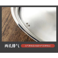 美厨优选无磁不锈钢锅盖炒锅平底大锅盖