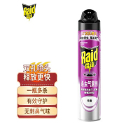 雷达(Raid)(Raid) 杀虫气雾剂 无香600ml灭蟑螂 杀蚂蚁 杀苍蝇喷雾剂 杀飞虫 杀虫水 杀虫剂 除虫剂