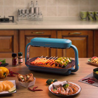 SKOGSTAD 思嘉思达 轻烟照烧炉 蓝色 SKD-Z0093