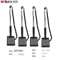 晨光(M&G) AGPY3901A 台笔签字笔柜台桌面可粘贴固定带绳中性笔水笔银行前台吧台粘桌子笔