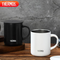 膳魔師(THERMOS) JDG-351 保温杯茶杯340ml高真空不锈钢情侣带盖简约马克咖啡杯水杯子