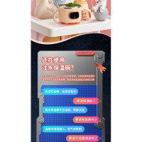 山水(SANSUI) 保温碗 USB充电便携不锈钢免注水儿童密封辅食大宇恒温碗DY-BW02