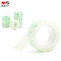 晨光(M&G) AJD97322 透明胶带 高透易撕小胶带 学生手工胶布18mm*18y 8卷/筒 10筒装