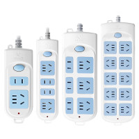 公牛(bull) 604 插座粗长线多功能家用多孔地拖接线板5米电插排插板带线 8插