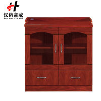 汉诺鑫威胡桃色餐边柜简约茶水柜二门800*400*860常规款