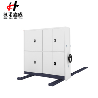 汉诺鑫威钢制档案架密集柜档案室密集架手摇式移动档案柜文件柜资料柜一列二组每立方单价常规款