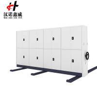 汉诺鑫威钢制档案架密集柜档案室密集架手摇式移动档案柜文件柜资料柜一列四组每立方单价常规款