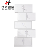 汉诺鑫威钢制文件柜资料柜档案柜财务凭证柜带锁储物柜铁皮柜书柜分五节文件柜常规款