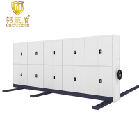 铭威盾钢制档案架密集柜档案室密集架手摇式移动档案柜文件柜资料柜一列五组每立方单价常规款