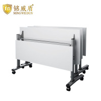 铭威盾折叠培训桌拼接会议桌条桌双人可折叠移动桌长1800mm宽500mm高750mm常规款