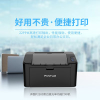 奔图(PANTUM) P2500智简黑白激光打印机单功能打印机小型打印机家用办公打印机A4打印 P2500 USB直连