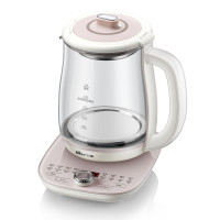 小熊(bear)养生壶YSH-C18S2燕窝炖盅红茶水果茶煮茶器电热水壶烧水壶1.8L玻璃花茶壶