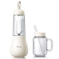 小熊(Bear)迷你便携式 双杯多功能家用婴儿辅食料理机果汁机搅拌机 LLJ-C04L5