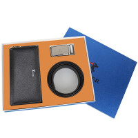 啄木鸟(plover) GD820054-2A 商务皮带手包二件套