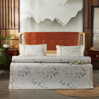 多喜爱/Dohia 116010001440160 多喜爱/Dohia 冰丝印花席(叶之舞)180*200CM冰丝印花席