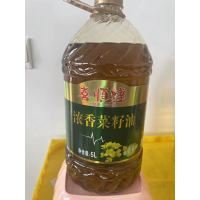 喜顺逹 三级非转基因浓香菜仔油5L/桶