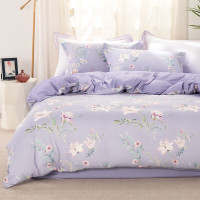 多喜爱/Dohia 114021473520330 摩卡绒保暖舒适磨毛四件套 云梦花都203*229cm