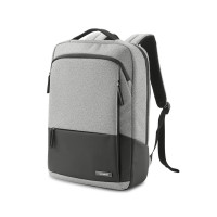 新秀丽 NU4*29001 时尚双肩包 商务包 麻花编织纹理 浅灰色