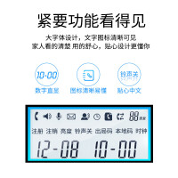 飞利浦(Philips) 数字无绳电话机 无线座机子母机办公家用信号覆盖广屏幕白色背光白色 DCTG167 jh