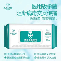 洁芝美 酒精消毒湿巾 80片/包 24包/箱 单包价格